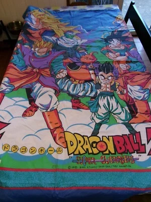 Vintage 1989 Housse couette 140x200 DRAGON BALL Z TOEI animation Made in FRANCE Foto 1 de 4