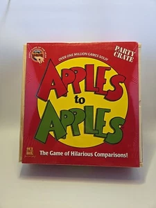 Äpfel zu Äpfeln Partykiste Brettspiel Familie Spaß Holz Holzkiste versiegelt - Bild 1 von 7