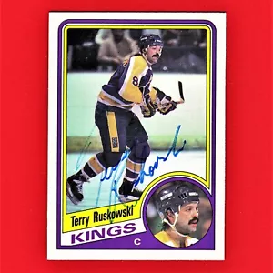 Autogrammierte Terry Rustkowski 1984 O-Pee-Chee Karte 89 A9 - Bild 1 von 2
