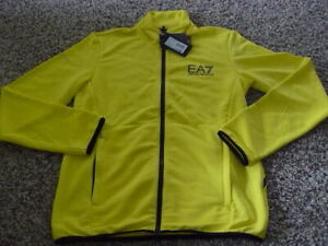 NWT MEN'S EMPORIUM ARMANI EA7 NEON YELLOW JACKET SIZE MEDIUM