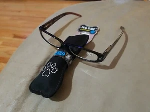 New Select-A-Vision Dog Bone Reading Readers Glasses Dog Crystal Print +2.50 - Picture 1 of 7