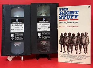 The Right Stuff VHS 1992 2 Tape Set Double VHS How the Future Began A Classic - Imagen 1 de 1