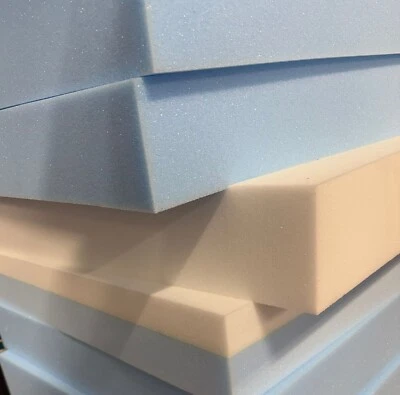 FOAM SHEETS HIGH DENSITY MEDIUM FIRM SOFT SOFA CUSHION SEATING PADS CUT TO SIZE - Image 1 of 4