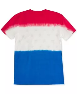 $105 Levi's Mens White Blue Red Short-Sleeve Crew-Neck Tie Dye Graphic T-Shirt L - Picture 1 of 1