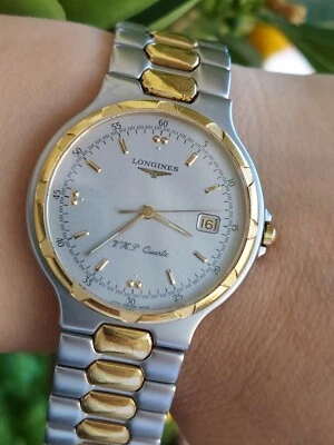 LONGINES CONQUEST 4018 V.H.P CUARZO DOS TONOS PARA HOMBRE 35mm HECHO EN SUIZA  Foto 1 de 4