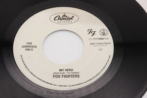 FOO FIGHTERS My Hero/Dear Lover CAPITOL Jukebox Single 45 DAVE GROHL - EX 1998