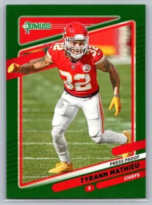 2021 Donruss #119 Tyrann Mathieu Kansas City Chiefs - Image 1 of 2