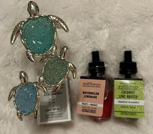 Bath & Body Works Sea Turtles Adjustable Strength Scent Control 2 Refills NWT - Picture 1 of 4