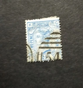 Victoria 1880,2 1/2d Blue, Plate 17, Wmk 48,sg142,Cat £75.00. - Picture 1 of 2