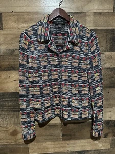 Blazer St. John para mujer 4 rayas tweed multicolor - Imagen 1 de 3