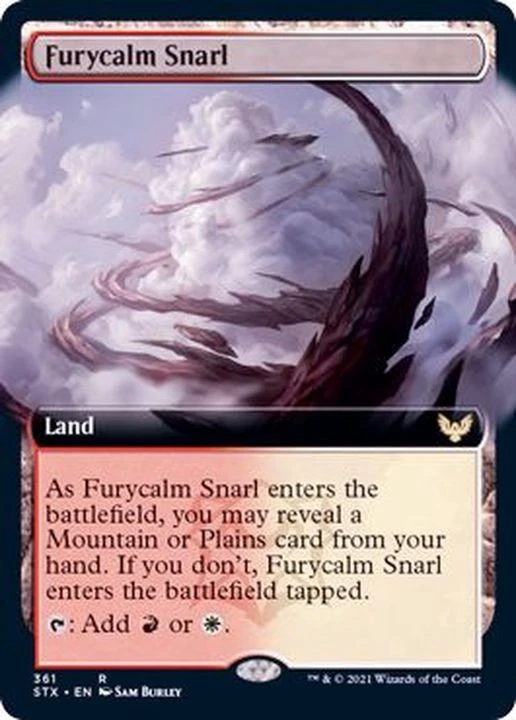 MTG FOIL Full Art Furycalm Snarl English [STX] - Image 1 of 1