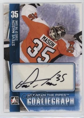 2013-14 ITG Between the Pipes GoalieGraph Steve Mason #A-SM automático Foto 1 de 2
