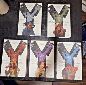 Y: The Last Man Deluxe Edition Hardcover 1-5 Complete Set Vertigo - Picture 1 of 9