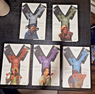 Y: The Last Man Deluxe Edition Hardcover 1-5 Complete Set Vertigo - Image 1 of 4
