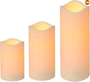 Juego de 12 velas LED, impermeables, cambio de color, sin llama, velas LED, - Imagen 1 de 5