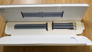 Apple Watch Band Woven Nylon midnight blue Stainless Steel Buckle 42mm - Zdjęcie 1 z 3