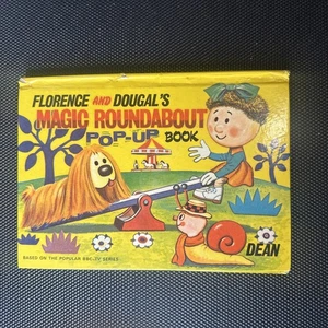 Florence & Dougal's Pop-Up Book The Magic Roundabout DEAN 1970 Hardback Children - Picture 1 of 8