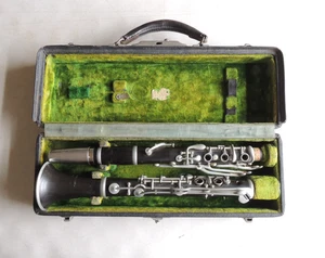 C.G. CONN Bb Low Pitch 5 Ring Albert System Clarinet Nice Vinage Instrument - Picture 1 of 24
