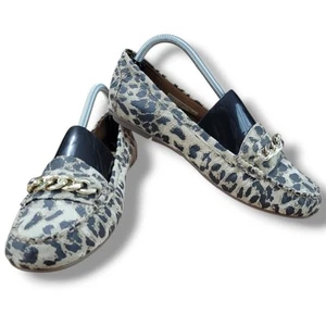 Zapatos Vionic Talla 9.5 Vionic Mesa Mocasines Zapatos Planos Patrón Leopardo Eslabón de Cadena - Imagen 1 de 10