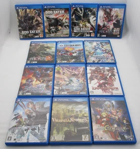 PS VITA 13Games Toukiden Kiwami VALHALLA KNIGHTS 3 God Eater Ragnarok Japan - Picture 1 of 15