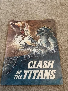 Clash of The Titans Paperback Story Book 1981 Illustrated Golden Press Movie - Picture 1 of 9