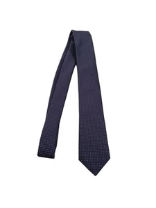 Next Men's Tie Blue Polkadot 100% Polyester - Picture 1 of 5