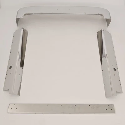 Grelha frontal cromada substituição surround para Peterbilt 379 capô estendido - Imagem 1 de 4