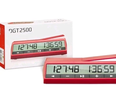 DGT 2500 Official FIDE Digital Chess Clock FACTORY SEALED Brand New  - Image 1 of 4