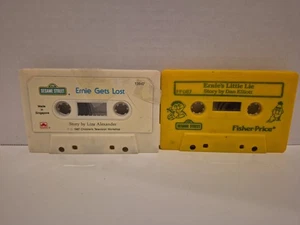 Sesame Street Cassette Ernie Gets Lost, The Little Red Hen And Ernies Little Lie - Picture 1 of 3