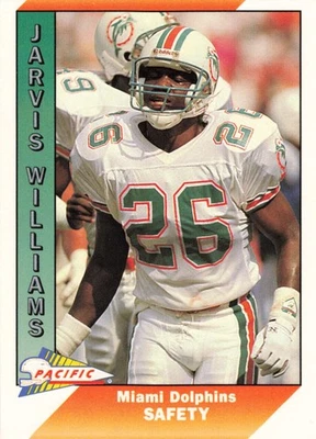 Jarvis Williams 1991 Pacific #279 Miami Dolphins Football - Image 1 of 2