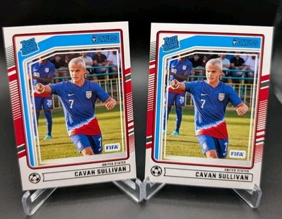 (2) Cavan Sullivan 2024-25 Panini Donruss Clasificado FIFA Novato #184 EE. UU. Foto 1 de 2