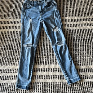 Arizona Distressed Sie 5 high waisted skinny jeans distressed - Picture 1 of 7
