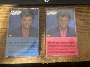 2 Conway Twitty The Very Best of Cassette Tape One and Two 1 & 2 Heartland Music - Picture 1 of 6