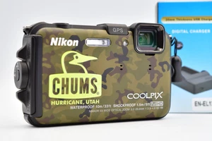 ⏯️[Top+5] Nikon COOLPIX AW100 16MP wasserdichte Camouflage Kamera aus Japan - Bild 1 von 14