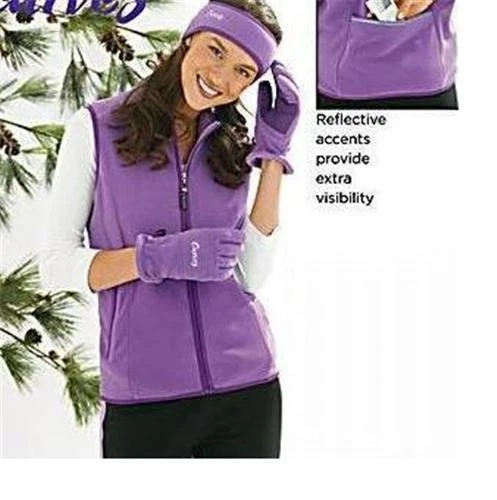 CURVES SPORTY FLEECE VEST 1X XL 16-18 NEW WINTER - Imagem 1 de 1