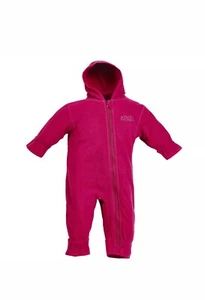 BMS Antarctic Clima Fleece Baby Overall mit BIO Baumwollfutter in cranberry 92 - Bild 1 von 3