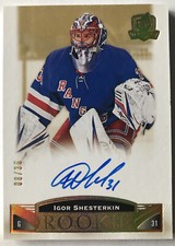2019-20 The Cup Igor Shesterkin Rookie Auto /36 SP Gold 19/20 Upper Deck RC UD
