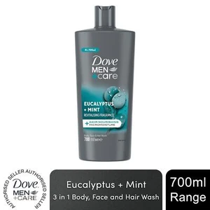 Dove Men+Care 3-in-1 Haar-, Gesichts- und Körperwaschmittel Eukalyptus + Minze, 700ml - Bild 1 von 49