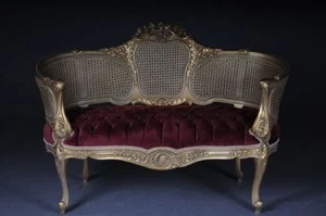 Pretty Baroque Bench, Sofa in Louis Quinze XV Style - Picture 1 of 1