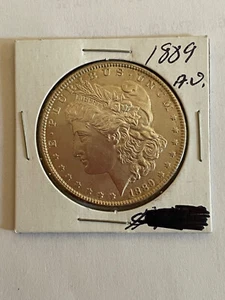 1889 $1 Morgan Silver Dollar - Picture 1 of 2