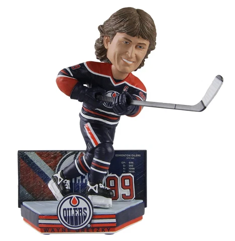 Wayne Gretzky Edmonton Oilers Legacy Bobblehead NHL Hockey The Great One Cover