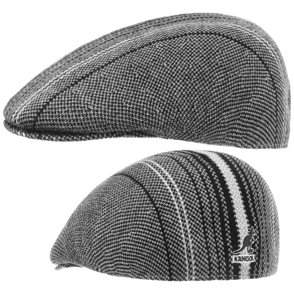 KANGOL Birds Eye Stripe Flatcap Schirmmütze Schiebermütze Mützen