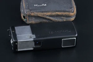 Minolta 16 Miniatura Cámara Espía Pocketcamera Rare En Black, Rokkor 3,5/25 - Picture 1 of 6