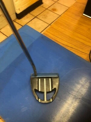 golf putter handmade one of a kind like no other wooden handle square oversized - Image 1 of 4