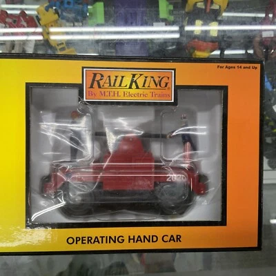 MTH 30-5189 RailKing Operating Trump  RNC Hand Car - Image 1 of 3