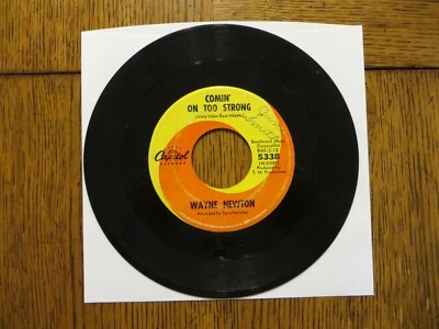 Wayne Newton – Coming On Too Strong - 1964 - Capitol 5338 7" Single VG/Generic - Image 1 of 2