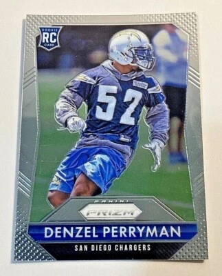 2015 Panini Prizm Football #226 Denzel Perryman RC Rookie Los Angeles Chargers - Image 1 of 2