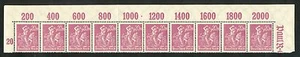 Reich 241 P OR postfrisse strook van 10 (hele bovenrand) - Picture 1 of 1