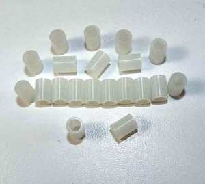 x20 #4 1/8""ID x 1/4""OD x 5/8""L ESSENTRA 13SP064 NAILON ESPACIADOR REDONDO SEPARACIÓN - Imagen 1 de 5