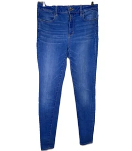 American Eagle hoch geschnittene Jegging mittlere Waschung - Größe 8, 27" Schrittlänge lang - Bild 1 von 4